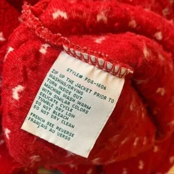 Vintage northern reflection fair isle fuzzy jacket Size medium - Picture 13 of 15